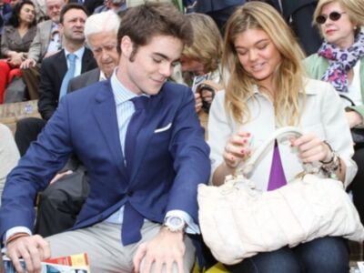 Alejandra Ruiz Rato por primera vez en los toros con su novio 