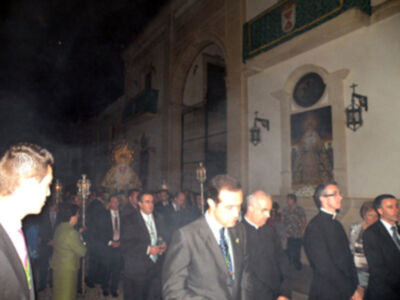 Solemne Procesión de subida de los titulares de la Hermandad de la Vera-cruz de Alcalá del Río (Sevilla)