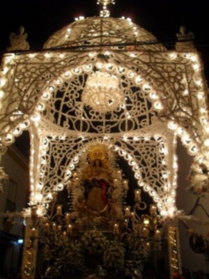 La Patrona de Carrión se trasladó a la Parroquia&#8207;