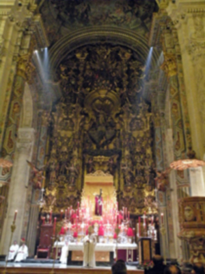 Juan José Asenjo, Arzobispo de Sevilla, presidio la Función Solemne a Jesús de Pasión