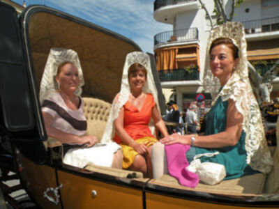 XXVII Exhibición de enganche en la Real Maestranza de Caballería de la feria de Abril.