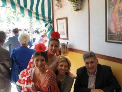 José Joaquín Gallardo disfrutan de la feria