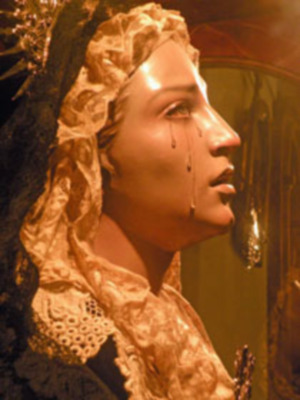 Sevilla. La Virgen de los Dolores del Convento del Santo Ángel de Sevilla.