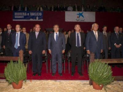 Carmen Martínez Bordiú inaugura el salón del caballo en Sevilla