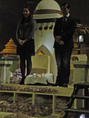 La entronización del Niño Jesús en la carroza del Nacimiento