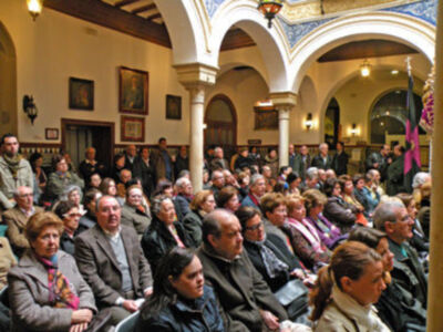 Sevilla.Concierto de coplas en la clausura expositiva de la Hermandad de San Isidoro de Sevilla.