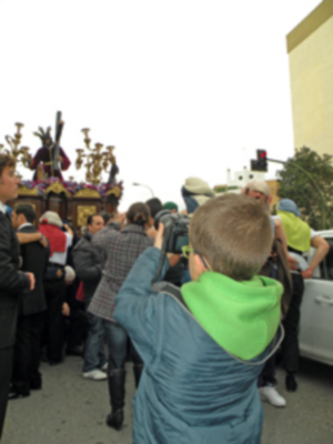 Procesión del Cristo de la Caridad en su Tercera Caída de los Principe.
