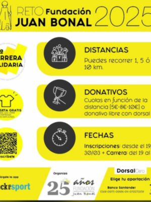 Carrera benéfica Fundación Juan Bonal 2025.