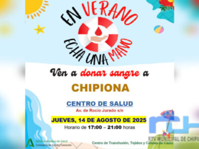 Hoy jueves vuelve a Chipiona la campaña de verano de donación de sangre