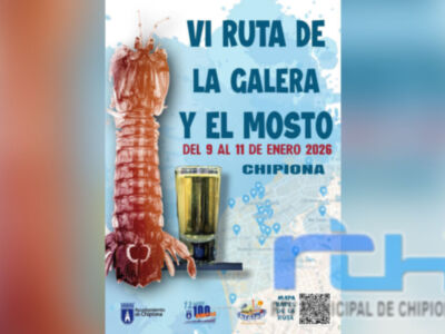 Chipiona acoge del 9 al 11 de enero la VI Ruta de la Galera y el Mosto, con la participación de cerca de 40 establecimientos