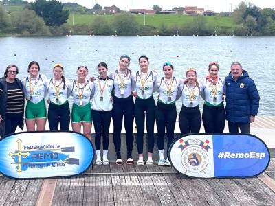 Doblete sevillano en la Liga Nacional de remo olímpico tradicional 