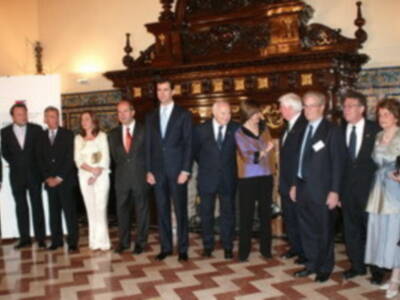 El Príncipes de Asturias , sin doña Letizia clausura en Sevilla el Foro España-EE.UU