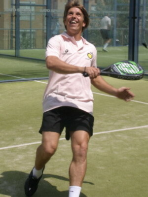 El Cordobes,Raquel Revuelta,Soto y Charo Reina juegan al padel en Sato de Sevilla