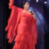 Isabel Pantoja canto en la  Gran Gala del Centenario del Sevilla en el Sanchez Pizjuan.