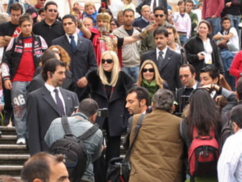 Sharon Stone en Roma , fotografiada por los sevillanos Salazar-Bajuelo
