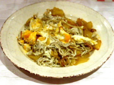 La receta de Maria, Huevos estrellados con gula