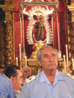 Homenaje a Enrique García Muñoz, director banda de la Cruz Roja de Sevilla .