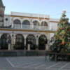 Un gran Árbol de Navidad ecológico centra la decoración navideña en Gines