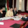 El Ayuntamiento de Cádiz se reúne con miembros de la directiva del Cádiz C.F.