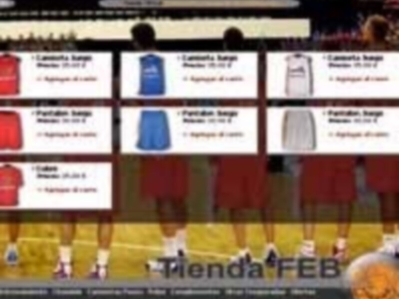 Tienda FEB: Tienda oficial de la Federación Española de Baloncesto con productos de equipación deportiva.