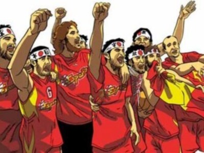 El mundial de baloncesto ganado por España en Japón se reproduce en un cómic