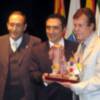 Antonio Montiel recibe el premio Séneca 2006 que otorga la Casa de Andalucía de Llobregat