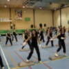 Más de 200 personas participaron en el Aerobitón de Gines