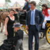 Cayetano Martinez de Irujo y Genoveva en la Feria de Abril