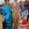 Agustin Bravo con su mujer Susana en la Feria