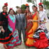 Las mas guapas de la Feria de Sevilla vestidas por trajes de flamenca de Pilar Vera