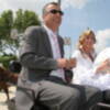 Gema Ruiz y Rafael Leflet, reconciliacion en la Feria de Sevilla
