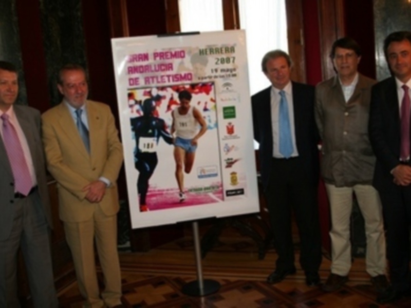 Presentado en Sevilla el meeting de atletismo 'Gran premio de Andalucía' Herrera 2007