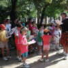 Los niños de Gines aprenden orientación en el parque municipal