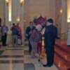 LA DUQUESA DE ALBA INTERRUMPE SUS VACACIONES EN IBIZA PARA ASISTIR A LA DEDICACIÓN COMO SANTUARIO DEL TEMPLO DE LA HDAD. SACRAME