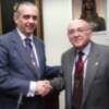 Sáez recibió la medalla "Jose Maria Izquierdo" concedida por el Ateneo de Sevilla a la FEB