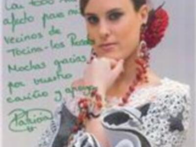 Patricia García agradece el apoyo de los vecinos de Tocina y Los Rosales durante su paso por el concurso Se llama Copla de Canal Sur TV