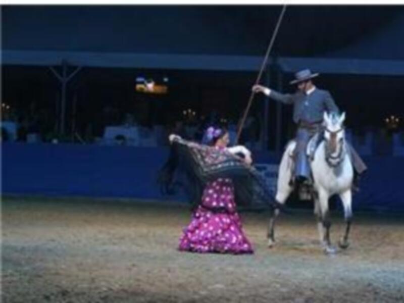 El espectáculo de los Hermanos Peralta Andalucía a Caballo clausuró en los Juegos Ecuestres de San Petersbugo