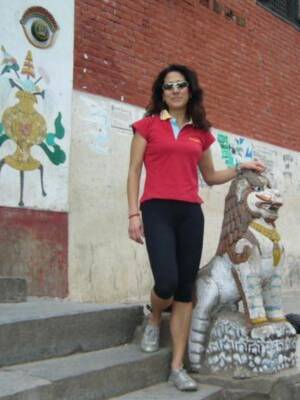 Lina Quesada llega a Katmandú y llegará a Sevilla el lunes por la tarde
