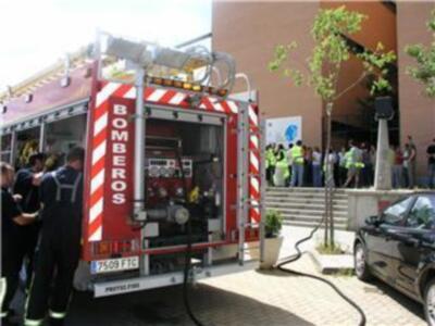 El Servicio de Prevención de Riesgos Laborales de la UPO organiza un simulacro de incendio en el CABD