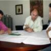 El Alcalde de Constantina, Mario Martínez, se reúne con la delegada de la Consejería de Obras Públicas en Sevilla y el Jefe del Servicio de Carreteras para hablar de la variante Constantina en la A-455
