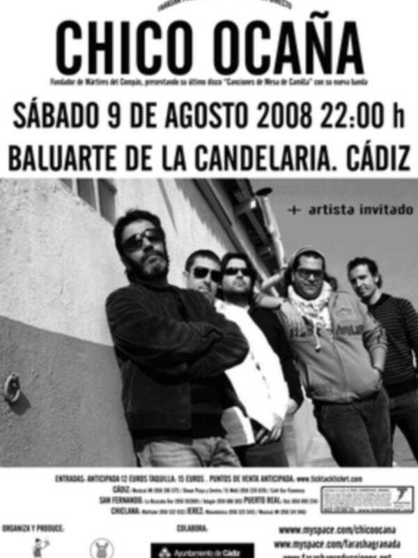 Chico Ocaña toca en Cádiz