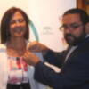 Aurora Cosano Prieto,recibio la insignia de oro de la Federacion Andaluza de Baloncesto