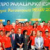 La Infanta Elena despide al equipo paralímpico español que participará en los Juegos de Pekín 2008  