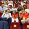 Los Príncipes de Asturias felicitan a la selección española de baloncesto