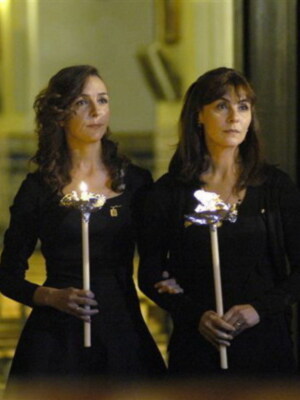 Ana Fernandez, La Mari, en una serie de television