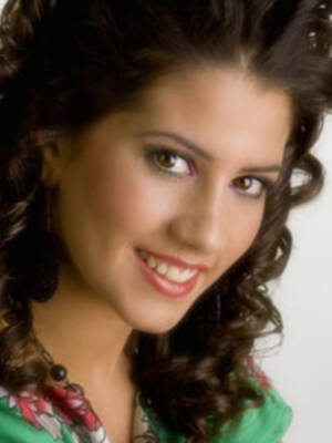 La joven Rebeca Guzmán elegida Perla del Carnaval 2009 de Chipiona.