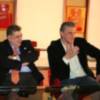 Los alumnos del Master de Periodismo en Baloncesto asisten a la presentación del nuevo seleccionador nacional, Sergio Scariolo, en Madrid