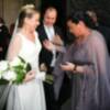 María del Monte en la boda de su sobrino, el hermano de Antonio Tejado