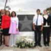 Ortega Cano con sus hijos descubre en Chipiona una estrella con el nombre de Rocío Jurado