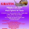 Gran Caracolada el 6 de Junio en la Plaza de la Iglesia de Nuestro Padre Jesús 